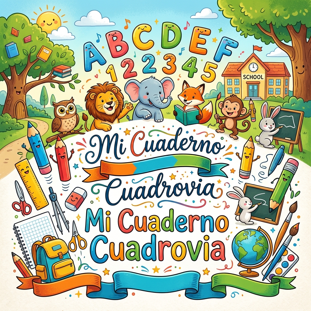 Cuadernillo Caligrafía Cuadrovía Lamela