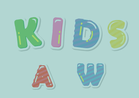 Letras para colorear