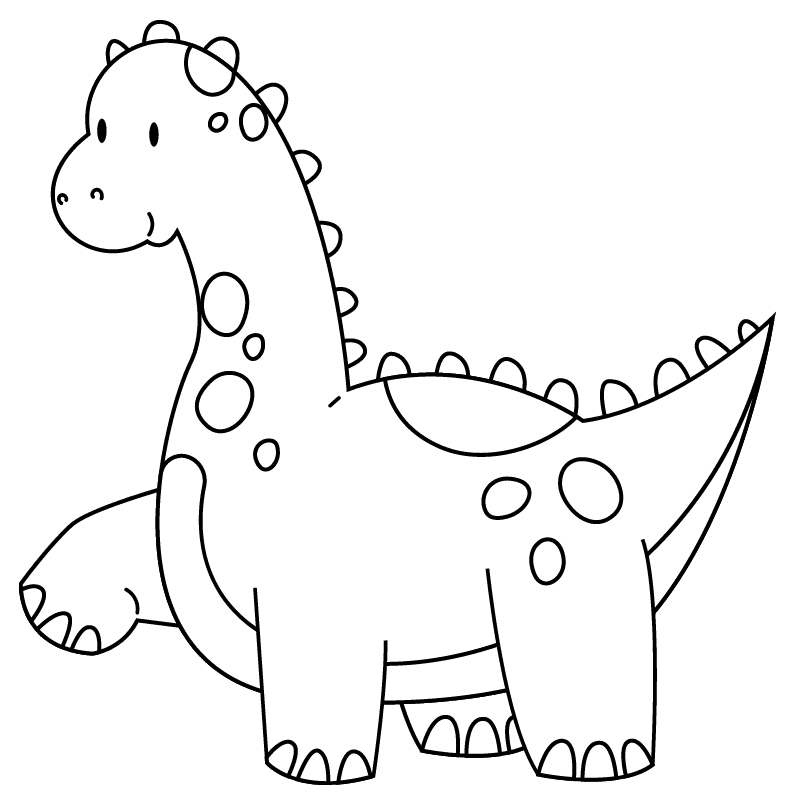 Dinosaurios para colorear 20