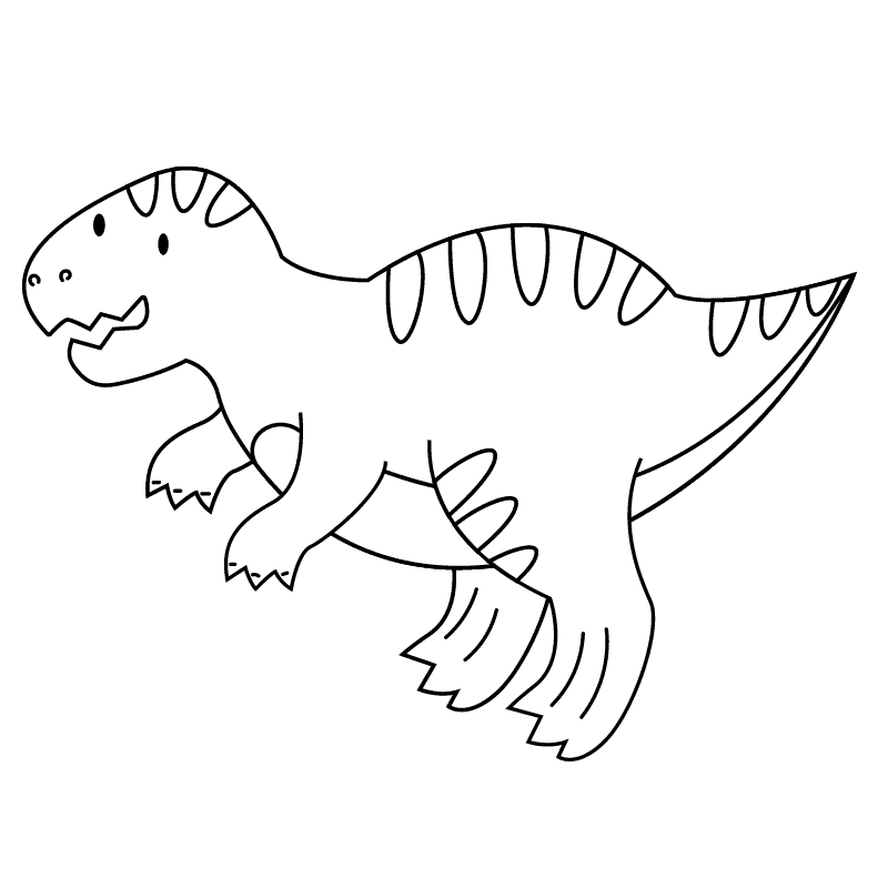 Dinosaurios para colorear 24