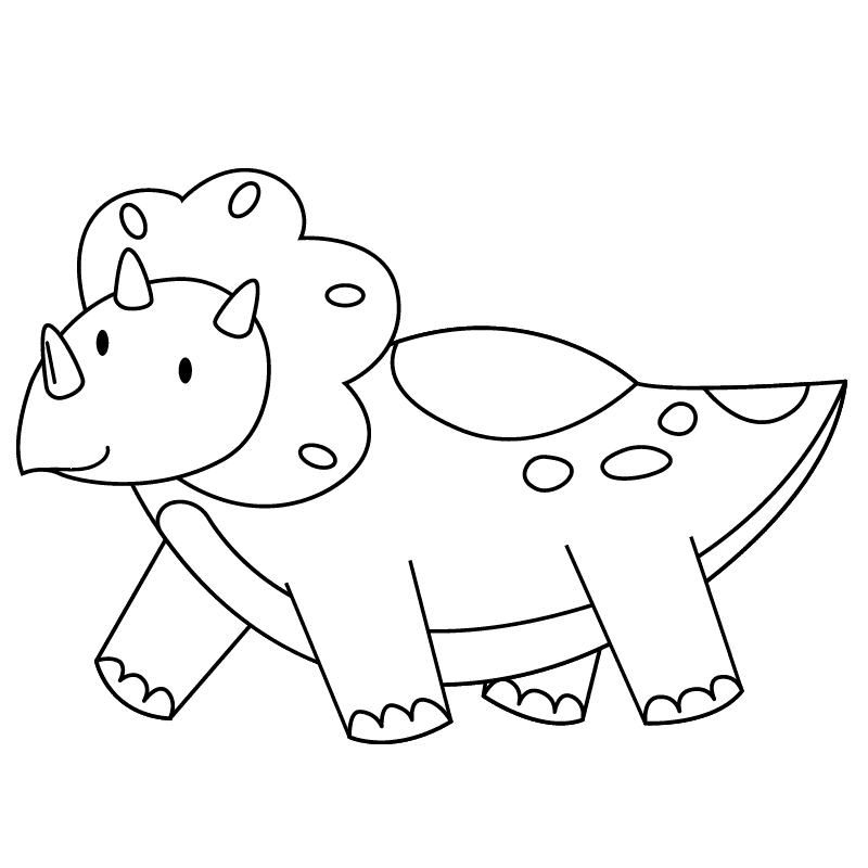 Dinosaurios para colorear 25