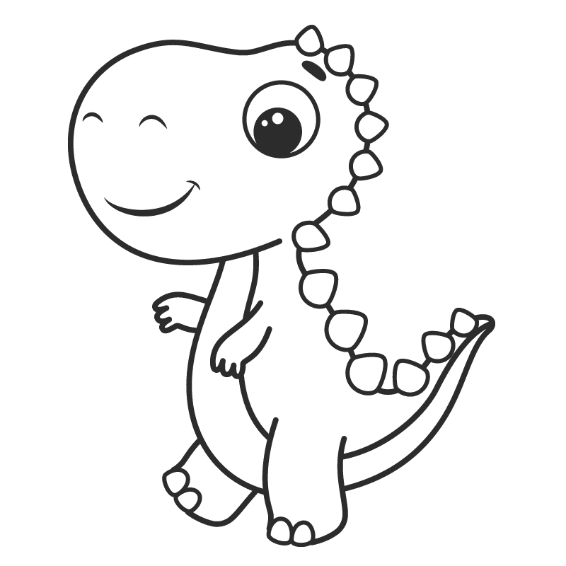 Dinosaurios para colorear 27