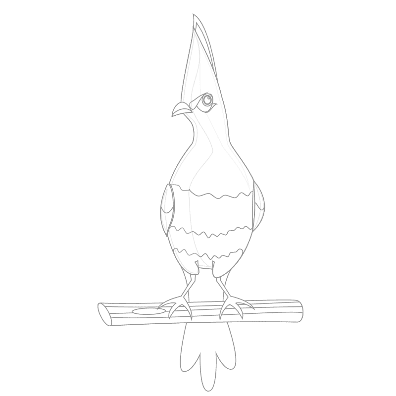 Pájaros para colorear 2
