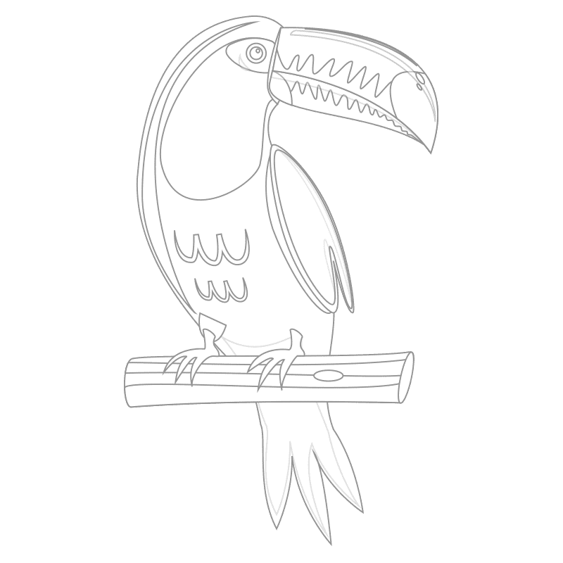 Pájaros para colorear 9