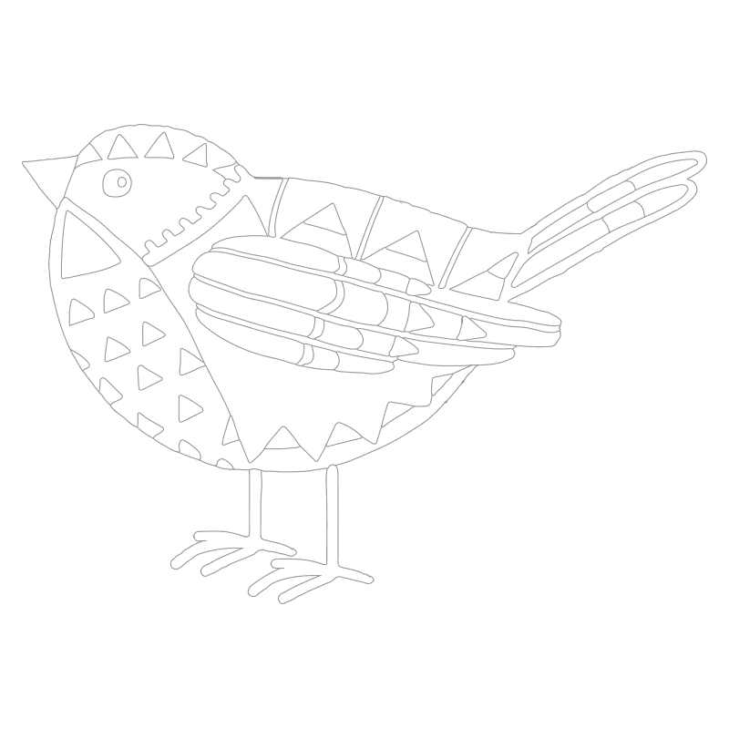 Pájaros para colorear 12