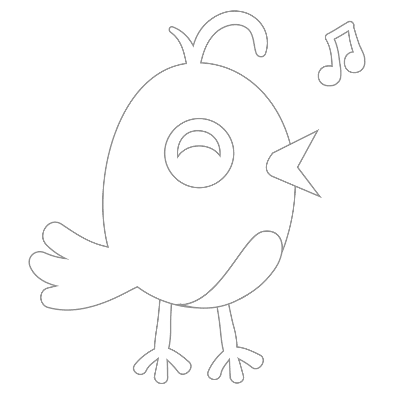 Pájaros para colorear 14