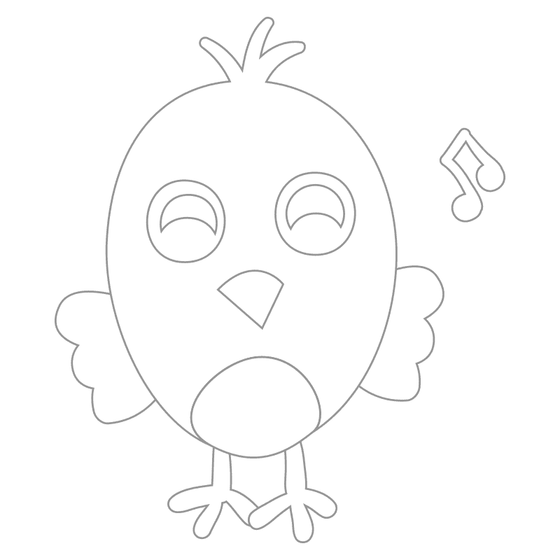 Pájaros para colorear 16