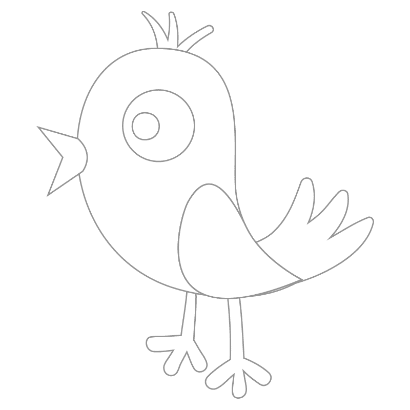 Pájaros para colorear 18
