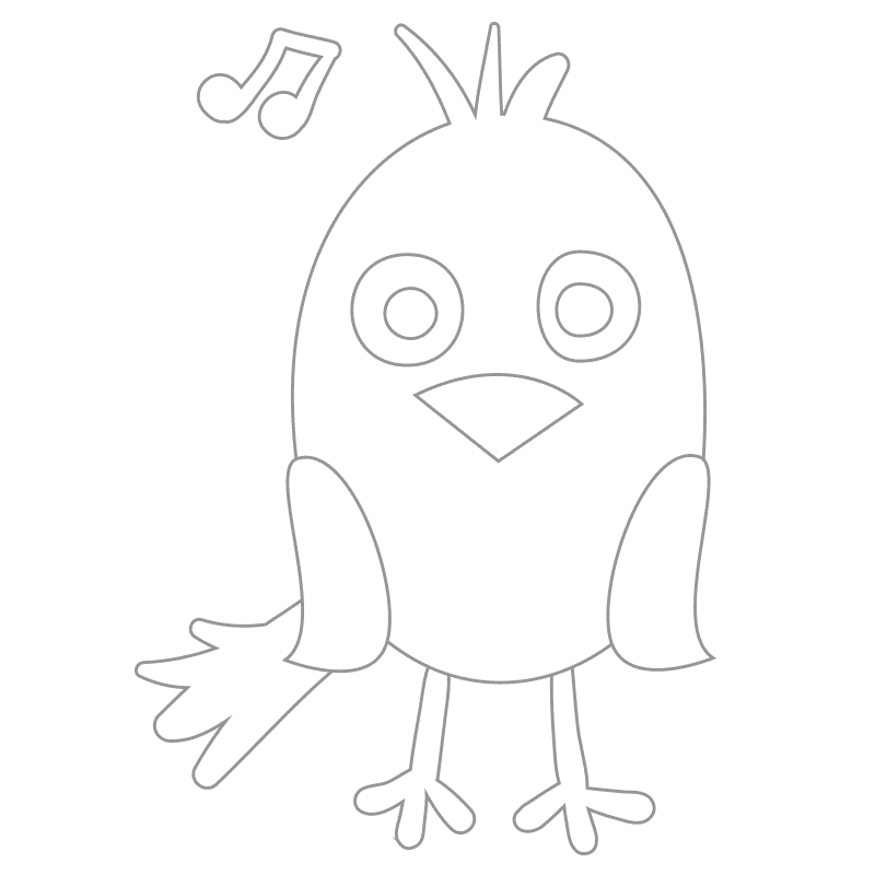 Pájaros para colorear 19