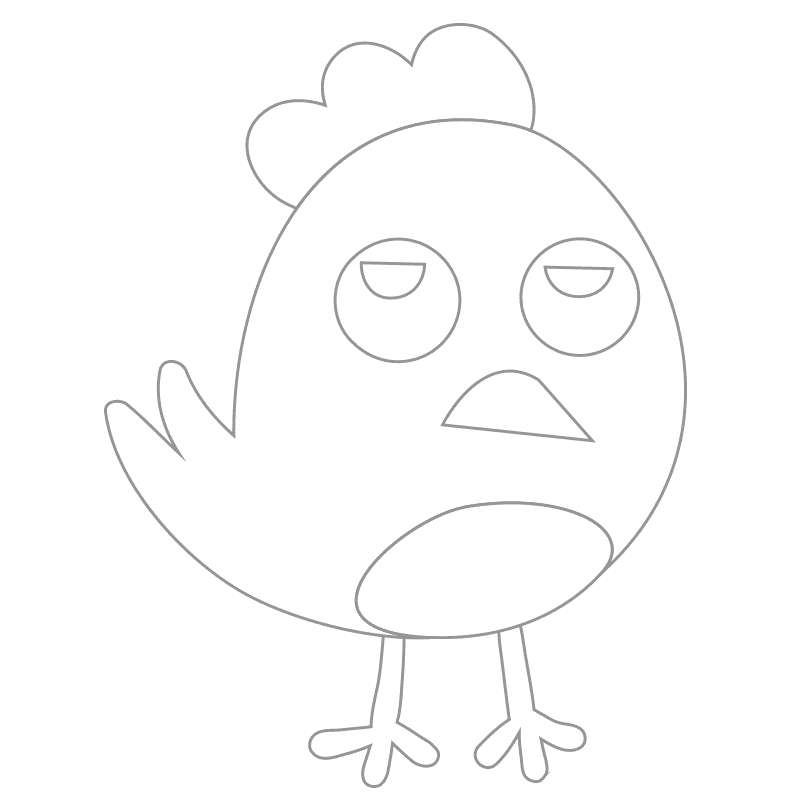 Pájaros para colorear 21