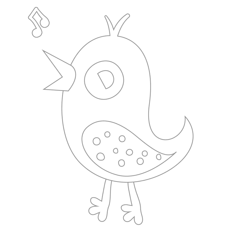Pájaros para colorear 22
