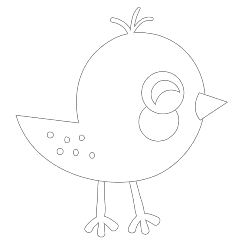 Pájaros para colorear 23