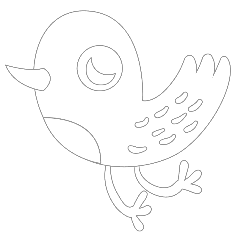 Pájaros para colorear 25