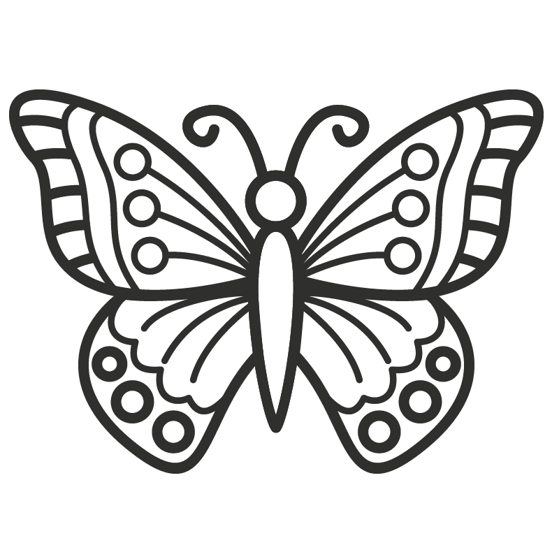 mariposa-color para colorear - 21