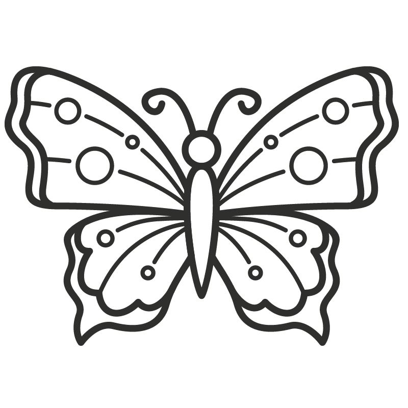 mariposa-color para colorear - 22